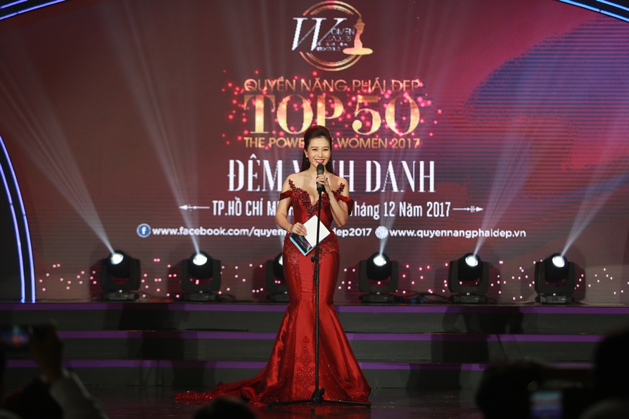Á hậu Quý bà Thu Hương tỏa sáng trong vai trò Trưởng ban tổ chức chương trình “Quyền Năng Phái Đẹp 2017”