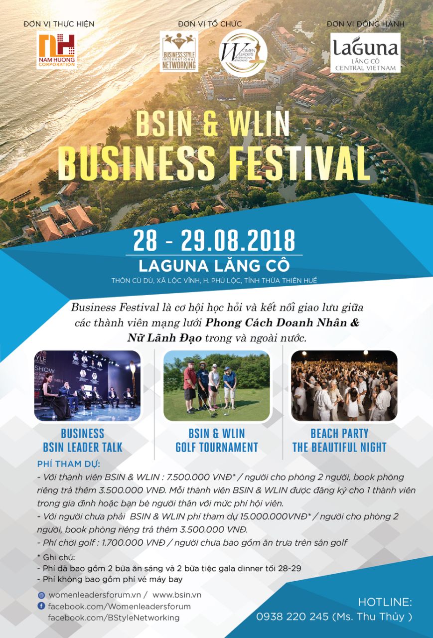 Laguna Lăng Cô – The co-host of the “BSIN & WLIN Business Festival”