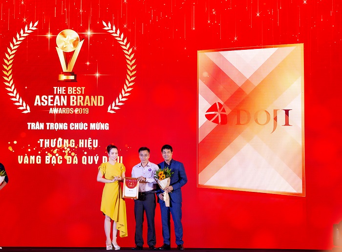 Giải thưởng The Best Asean Brand Awards 2019 – tiếp tục đánh dấu chặng đường ¼ thế kỷ xây dựng và phát triển của Tập đoàn Vàng bạc Đá quý DOJI