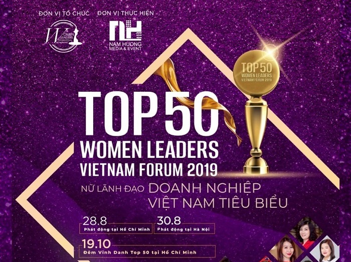 Khởi động Diễn đàn Nữ lãnh đạo Doanh nghiệp Việt Nam 2019 – Nơi tôn vinh các Nữ lãnh đạo Doanh nghiệp có nhiều cống hiến cho sự phát triển của nền Kinh tế – Xã hội