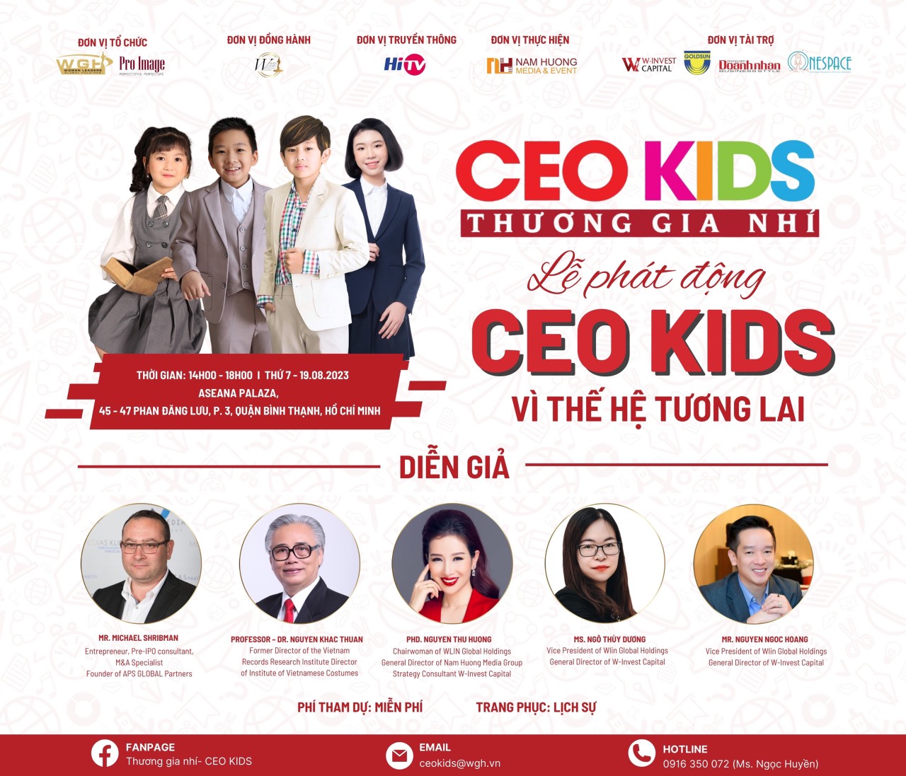 Giúp con thông thạo kinh doanh cùng CEO Kids – Thương gia nhí 2023